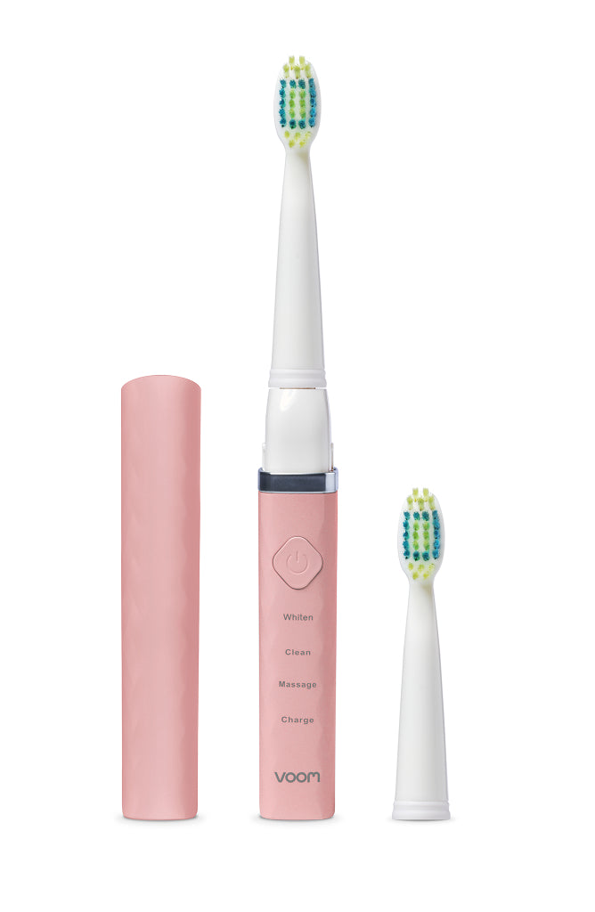 Voom Sonic Pro 3 Rechargeable Electric Toothbrush With Soft Dupont Nylon Bristles Dentist Recommended Portable Oral Care 2-Minute Timer 3 Adjustable Voom Sonic Pro 3 Rechargeable Electric Toothbrush With Soft Dupont Nylon Bristles Dentist Recommended Portable Oral Care 2-Minute Timer 3 Adjustable