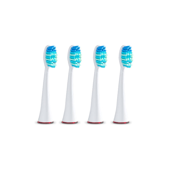 Pro 7 Series Replacement Brush Heads White, 4-pack | Voom Sonic
